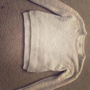 Long sleeve crop top shirt